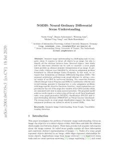 NODIS: Neural Ordinary Differential Scene Understanding