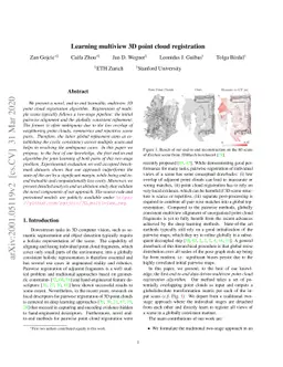 Learning multiview 3D point cloud registration