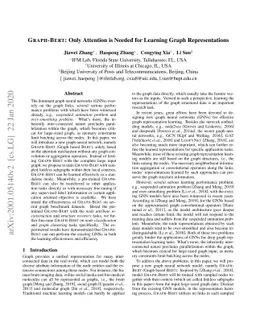 Graph-Bert: Only Attention is Needed for Learning Graph Representations