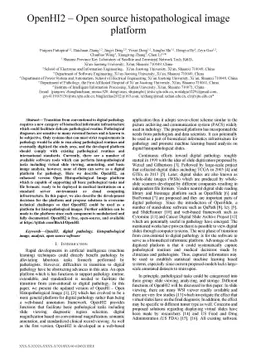 OpenHI2 -- Open source histopathological image platform