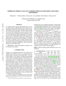 Improving Spoken Language Understanding By Exploiting ASR N-best
  Hypotheses