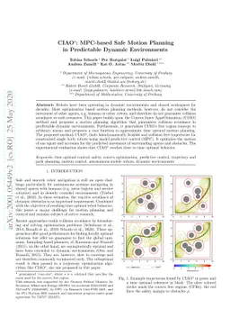 CIAO$^\star$: MPC-based Safe Motion Planning in Predictable Dynamic
  Environments