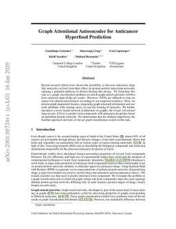 Graph Attentional Autoencoder for Anticancer Hyperfood Prediction