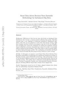 Smart Data driven Decision Trees Ensemble Methodology for Imbalanced Big
  Data