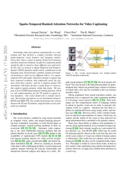 Spatio-Temporal Ranked-Attention Networks for Video Captioning