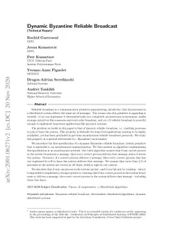 Dynamic Byzantine Reliable Broadcast [Technical Report]