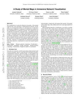 A Study of Mental Maps in Immersive Network Visualization