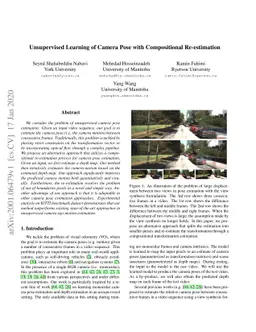 Unsupervised Learning of Camera Pose with Compositional Re-estimation