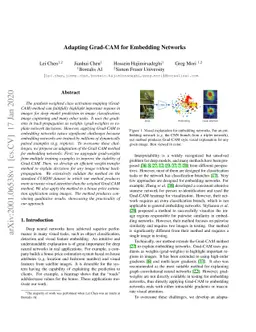 Adapting Grad-CAM for Embedding Networks