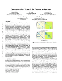 Graph Ordering: Towards the Optimal by Learning