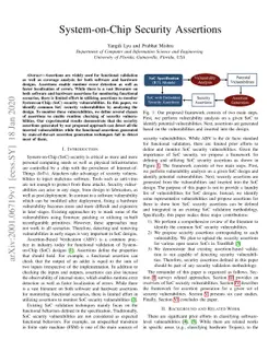 System-on-Chip Security Assertions