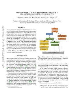 Towards More Efficient and Effective Inference: The Joint Decision of
  Multi-Participants