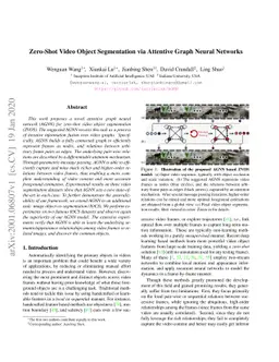 Zero-Shot Video Object Segmentation via Attentive Graph Neural Networks