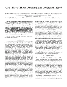 CNN-based InSAR Denoising and Coherence Metric