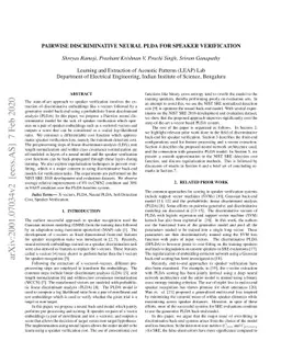 Pairwise Discriminative Neural PLDA for Speaker Verification