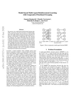Model-based Multi-Agent Reinforcement Learning with Cooperative
  Prioritized Sweeping