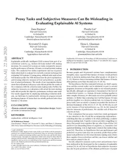 Proxy Tasks and Subjective Measures Can Be Misleading in Evaluating
  Explainable AI Systems
