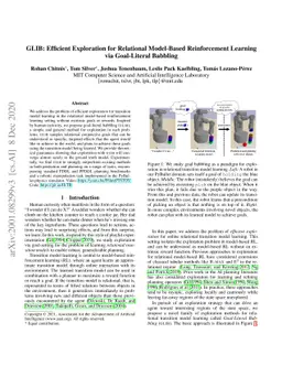GLIB: Efficient Exploration for Relational Model-Based Reinforcement
  Learning via Goal-Literal Babbling
