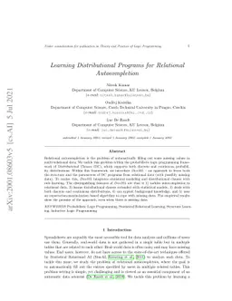 Learning Distributional Programs for Relational Autocompletion