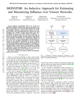 MONSTOR: An Inductive Approach for Estimating and Maximizing Influence
  over Unseen Networks