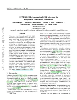 PoWER-BERT: Accelerating BERT Inference via Progressive Word-vector
  Elimination