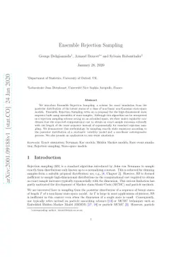 Ensemble Rejection Sampling