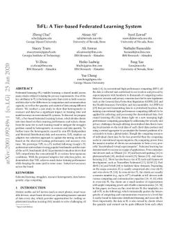 TiFL: A Tier-based Federated Learning System