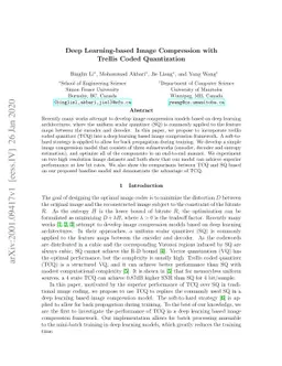 Deep Learning-based Image Compression with Trellis Coded Quantization