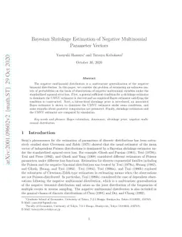 Bayesian Shrinkage Estimation of Negative Multinomial Parameter Vectors