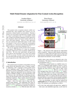 Multi-Modal Domain Adaptation for Fine-Grained Action Recognition