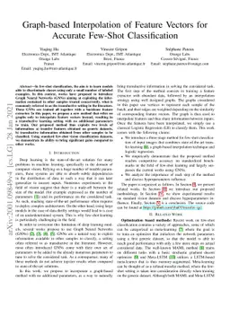 Graph-based Interpolation of Feature Vectors for Accurate Few-Shot
  Classification