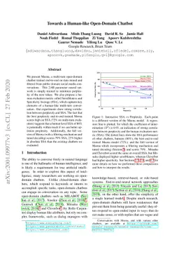Towards a Human-like Open-Domain Chatbot