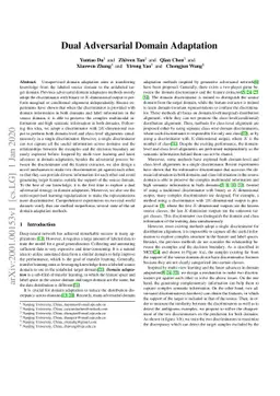 Dual Adversarial Domain Adaptation