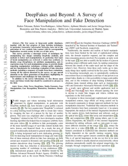 DeepFakes and Beyond: A Survey of Face Manipulation and Fake Detection