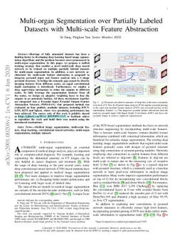 Multi-organ Segmentation over Partially Labeled Datasets with
  Multi-scale Feature Abstraction