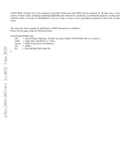 Good Feature Matching: Towards Accurate, Robust VO/VSLAM with Low
  Latency