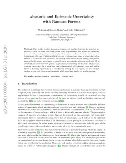 Aleatoric and Epistemic Uncertainty with Random Forests