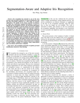 Segmentation-Aware and Adaptive Iris Recognition
