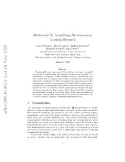 MushroomRL: Simplifying Reinforcement Learning Research