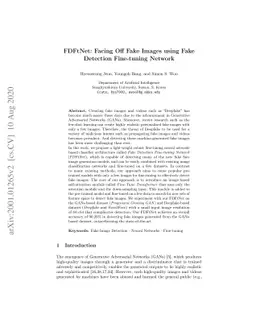 FDFtNet: Facing Off Fake Images using Fake Detection Fine-tuning Network
