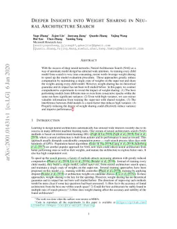 Deeper Insights into Weight Sharing in Neural Architecture Search
