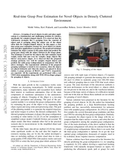 Real-time Grasp Pose Estimation for Novel Objects in Densely Cluttered
  Environment