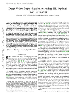 Deep Video Super-Resolution using HR Optical Flow Estimation