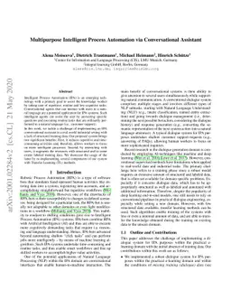 Multipurpose Intelligent Process Automation via Conversational Assistant