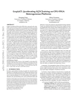 GraphACT: Accelerating GCN Training on CPU-FPGA Heterogeneous Platforms