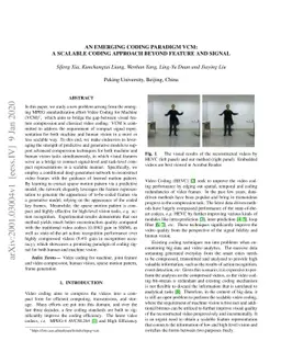 An Emerging Coding Paradigm VCM: A Scalable Coding Approach Beyond
  Feature and Signal
