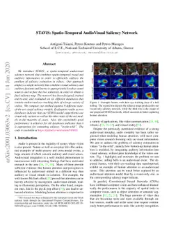 STAViS: Spatio-Temporal AudioVisual Saliency Network