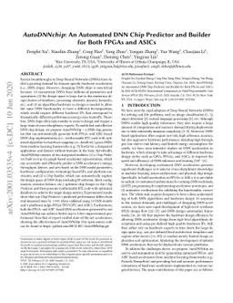 AutoDNNchip: An Automated DNN Chip Predictor and Builder for Both FPGAs
  and ASICs
