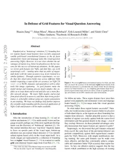 In Defense of Grid Features for Visual Question Answering