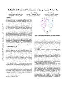 ReluDiff: Differential Verification of Deep Neural Networks